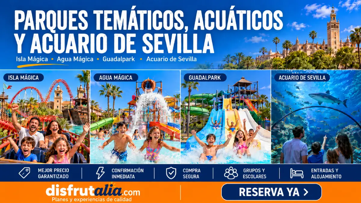 Parques Temáticos, Acuáticos y Acuario en Almería - Descubre nuestras promociones en entradas